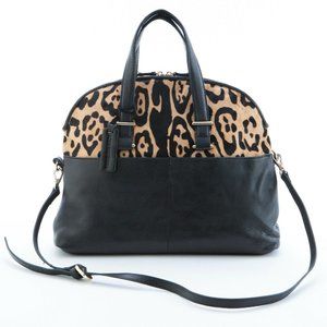 DESIGNER DIRECT - NWT Aqua Madonna Large Animal Print Shoulder Tote Bag